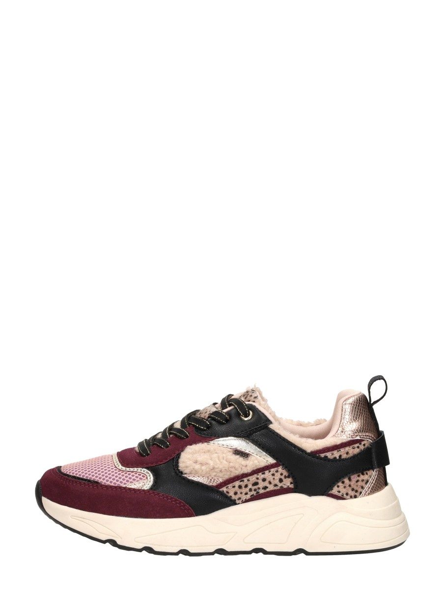 Sub55 - Sneakers Laag – bordeaux
