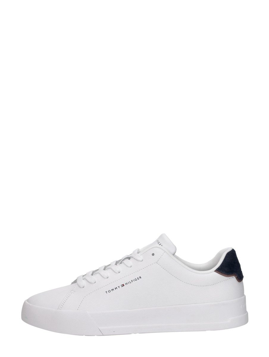 Tommy Hilfiger - Leather Mix Court Sneakers
