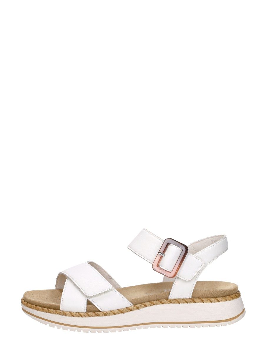 Remonte - Sandalen Plat – gebroken wit