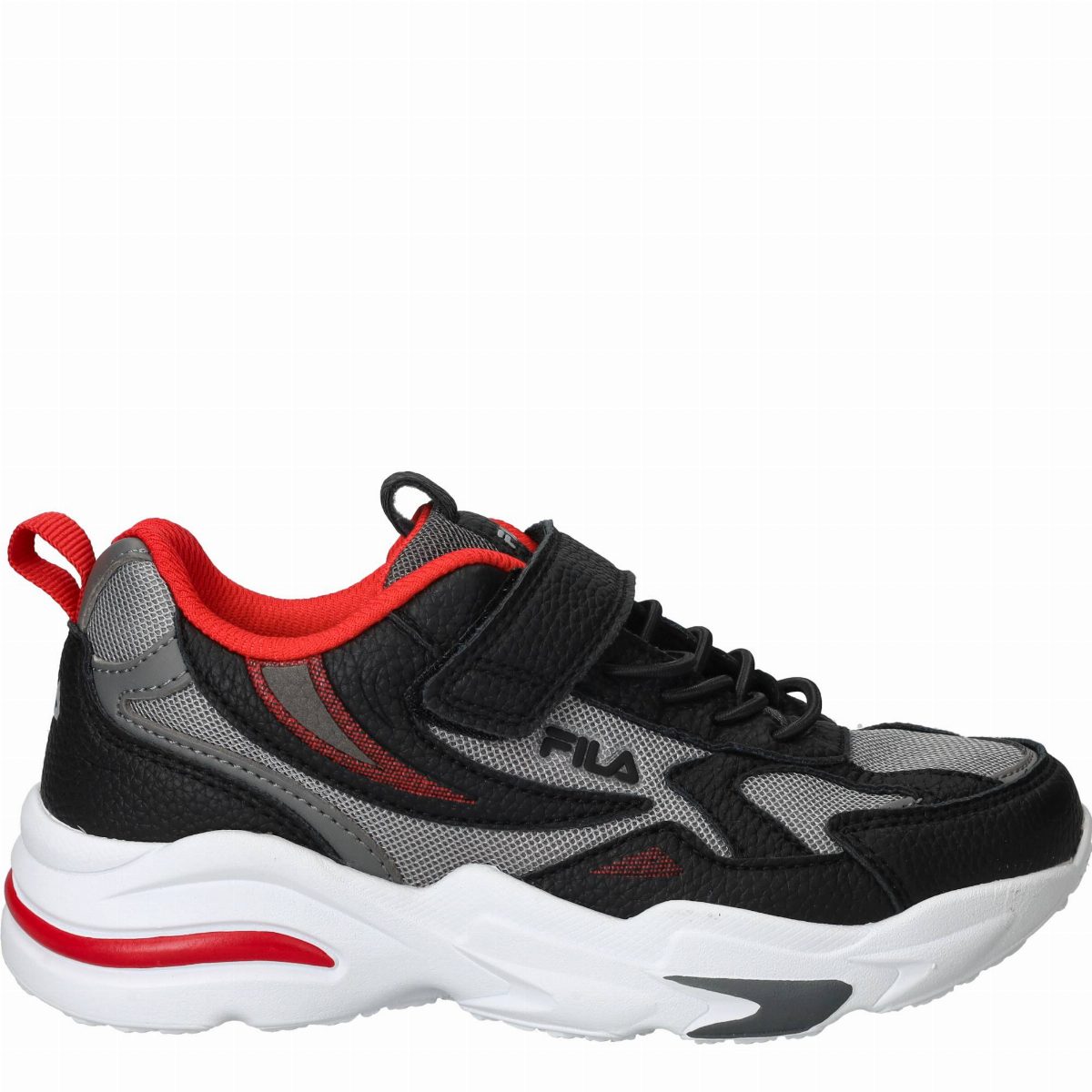 Fila Madrun Velcro Sneakers Jongens Zwart