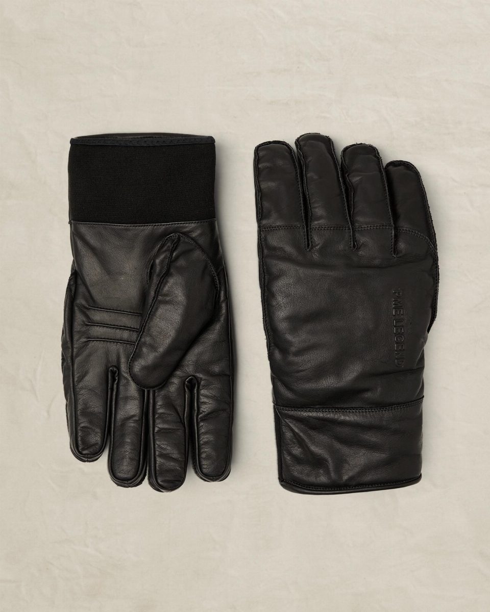 Leren handschoenen – black dull