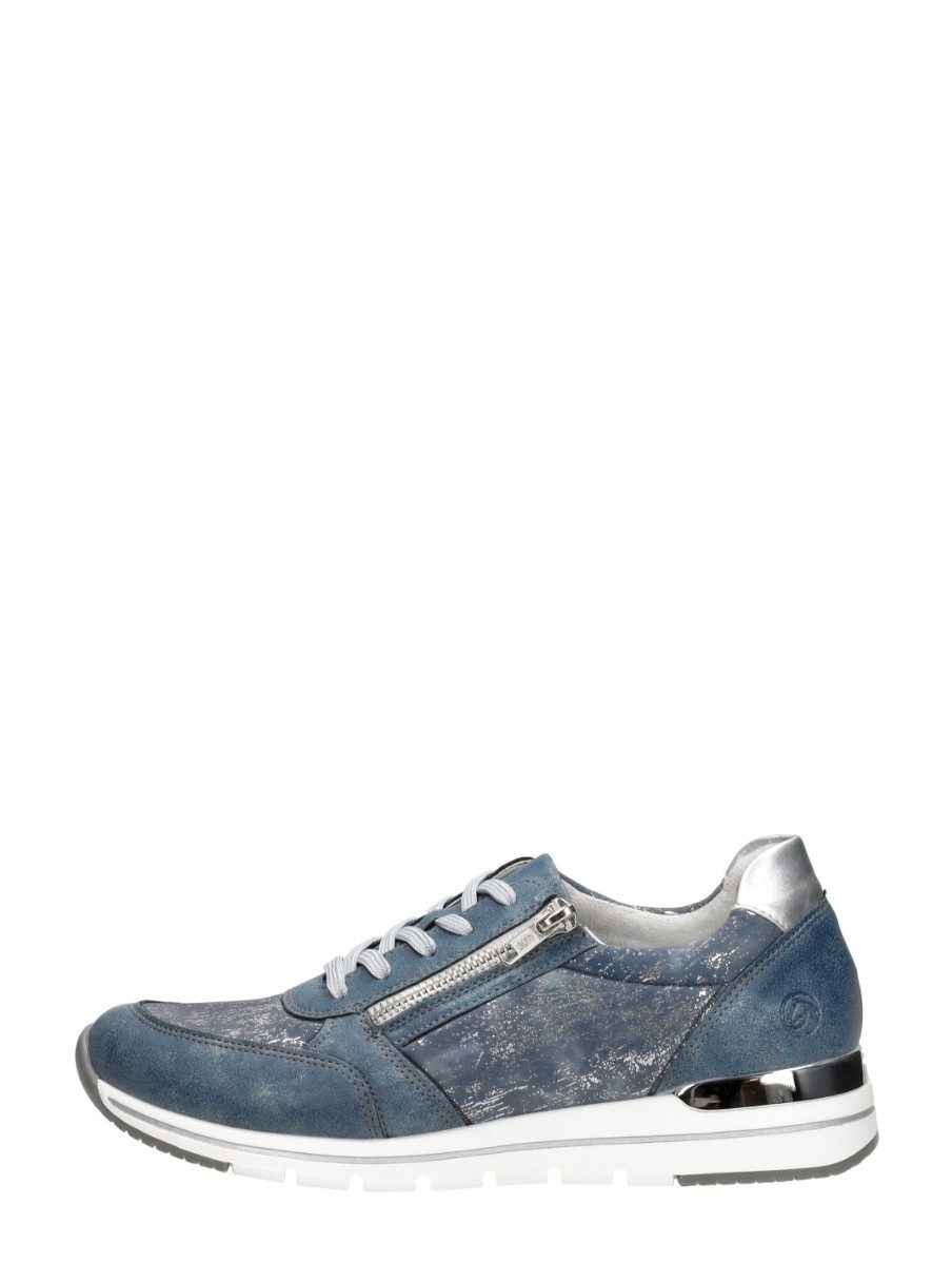 Remonte - Veterschoenen Laag – licht blauw