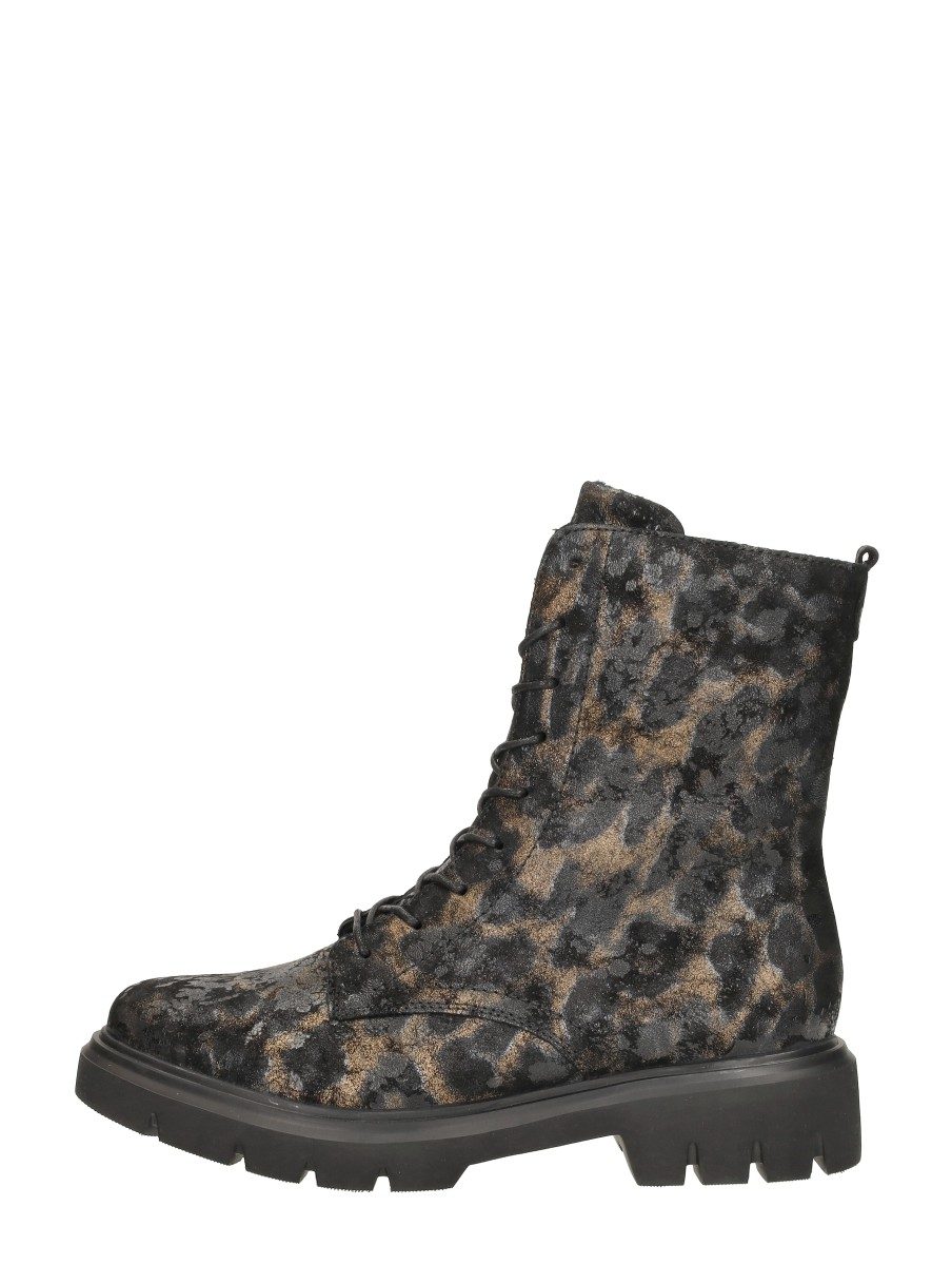 Remonte - Veterschoenen Hoog – zwart