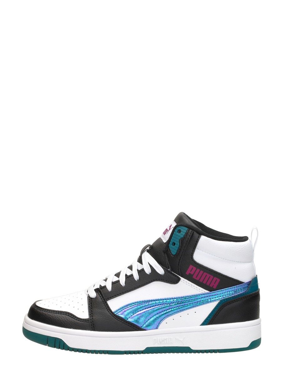 Puma - Puma Rebound V6 Mid Bouncy Sky Jr – zwart