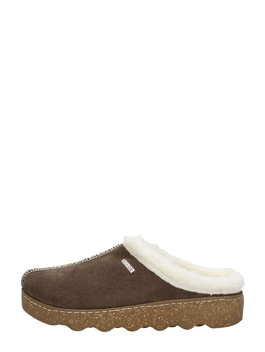 Rohde - Pantoffels Open – taupe
