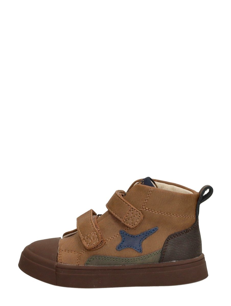 Shoesme - Klittenband Hoog – cognac