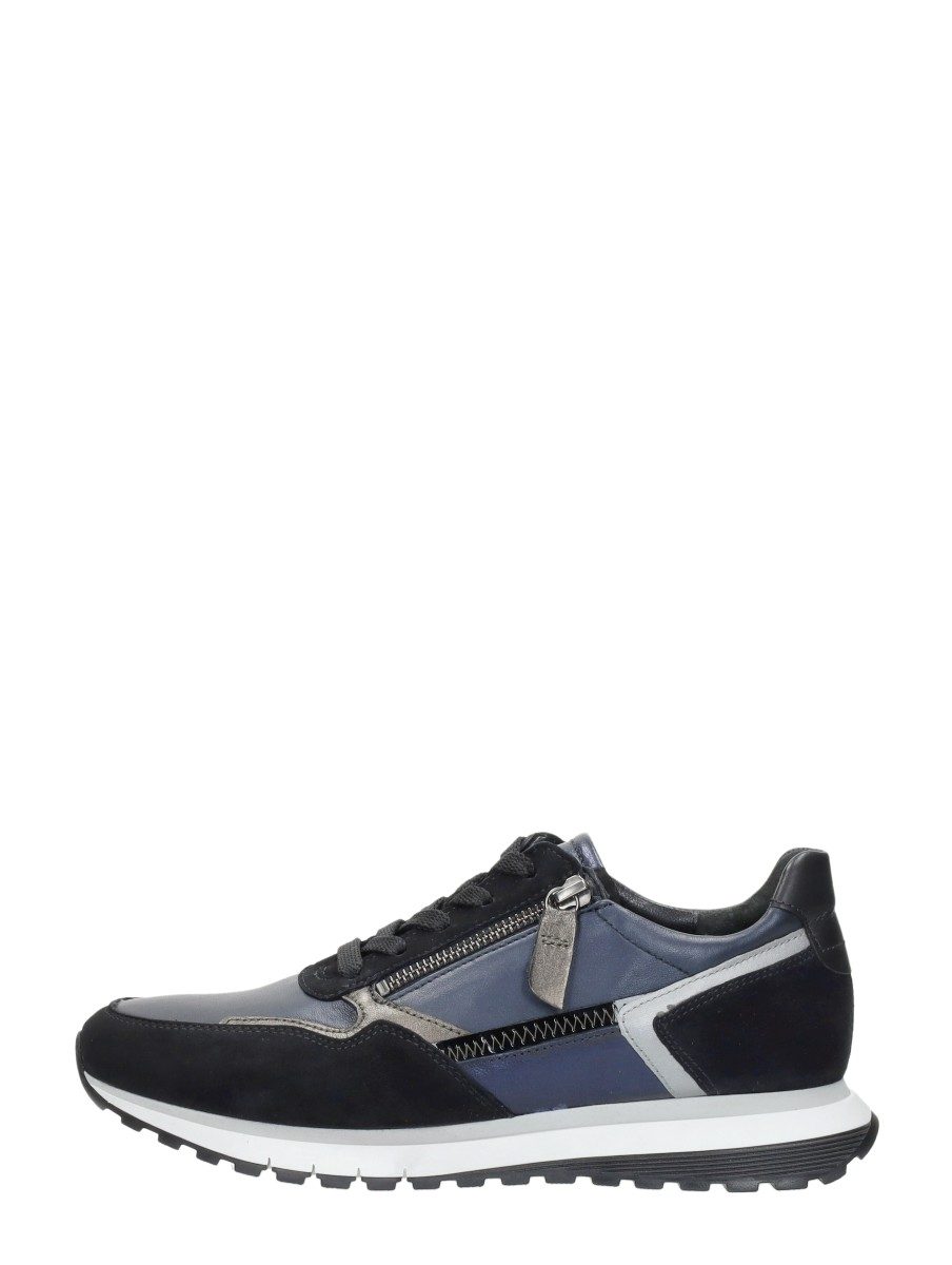 Gabor - Veterschoenen Laag – blauw