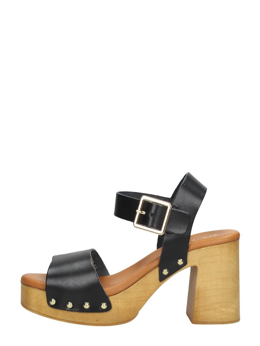 Red Rag - Sandalen Hak – zwart