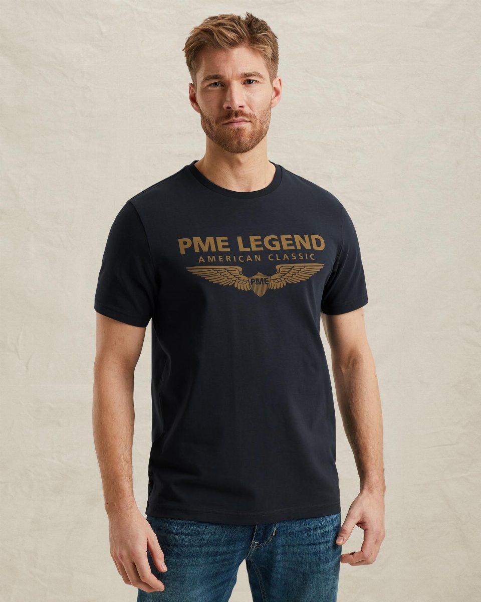 T-shirt met logo – salute