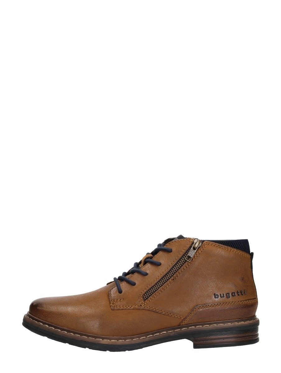 Bugatti - Veterschoenen Hoog – cognac