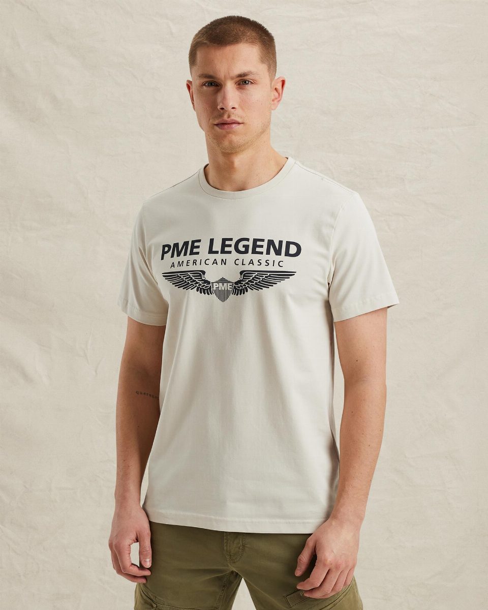 T-shirt met logo – birch