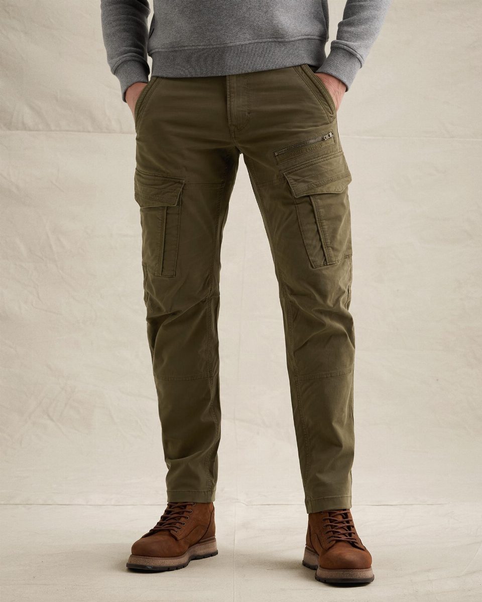 Nordrop relaxed fit cargobroek – olive night