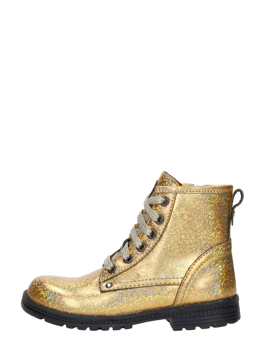 Keq - Veterschoen Hoog – goudkleur