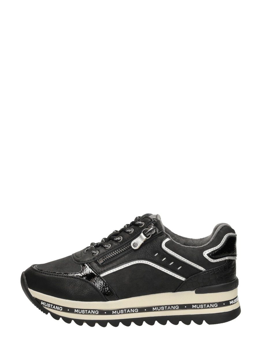 Mustang - Sneakers Laag – zwart
