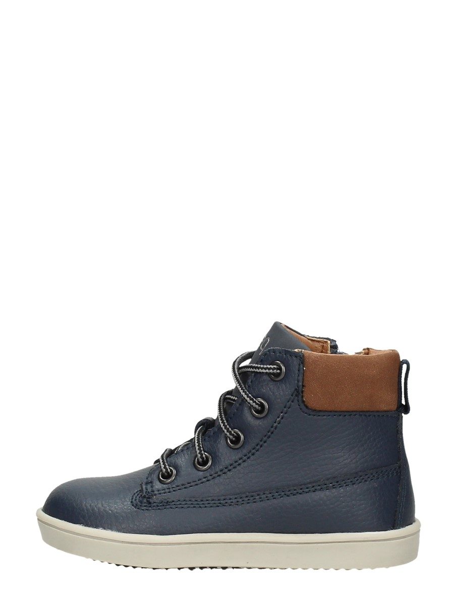 Keq - Veterschoenen Hoog – blauw – foto 1 van 4