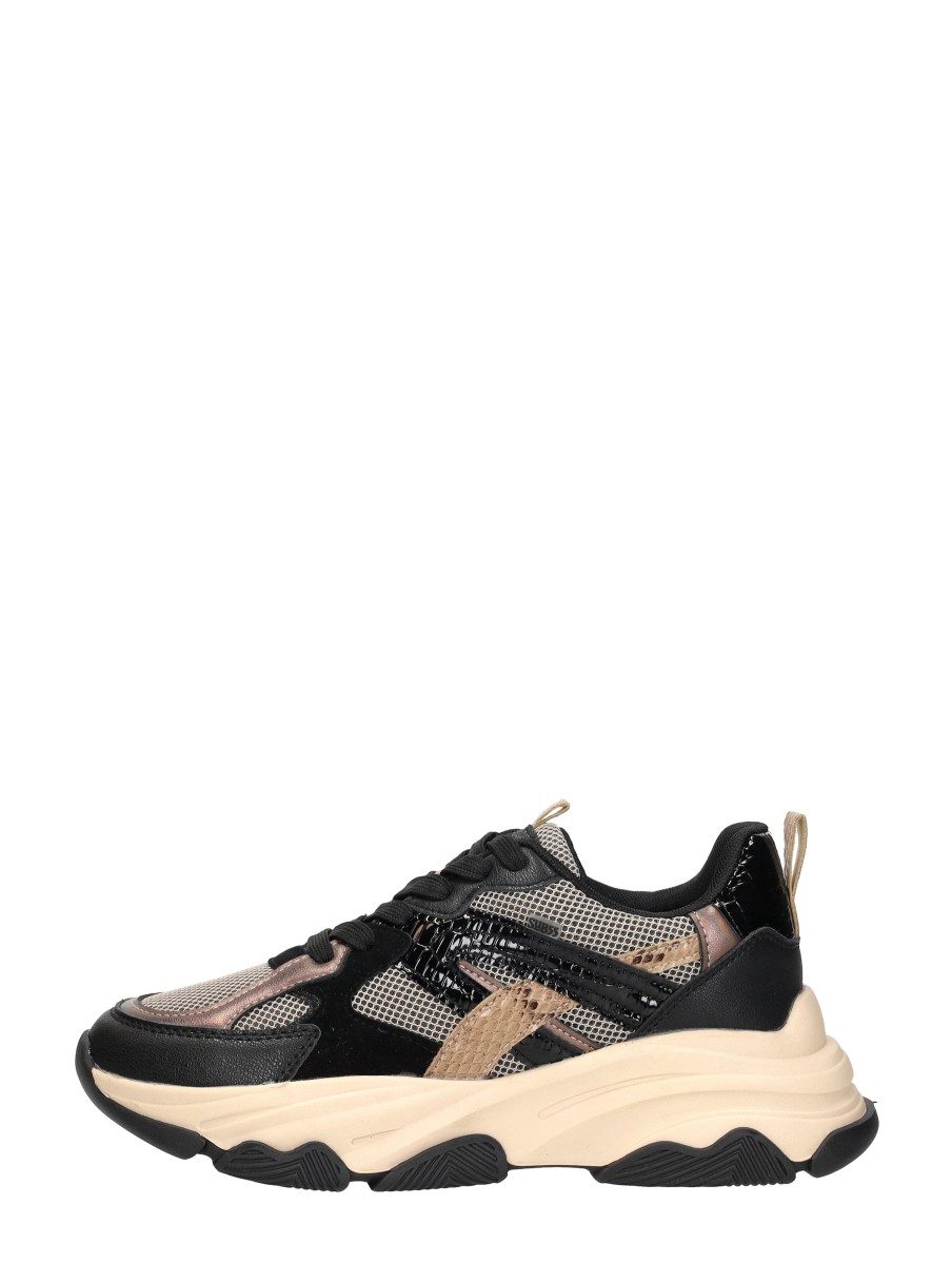 Sub55 - Sneakers Laag – zwart