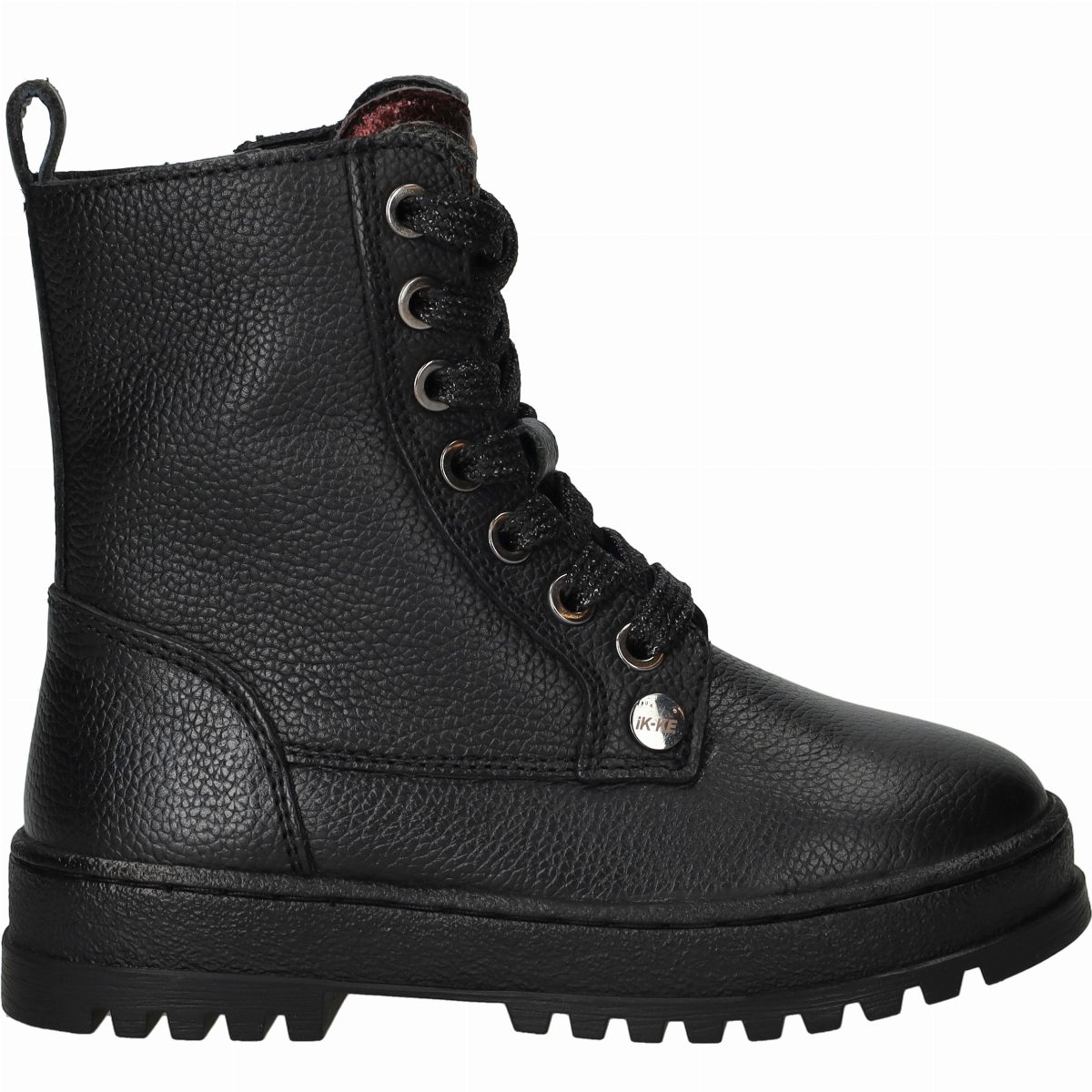 IK-KE Veterboots Meisjes Zwart