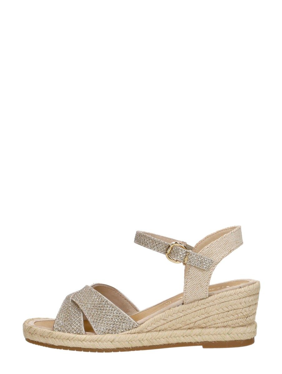 Tamaris - Sandalen Touwzool – goudkleur