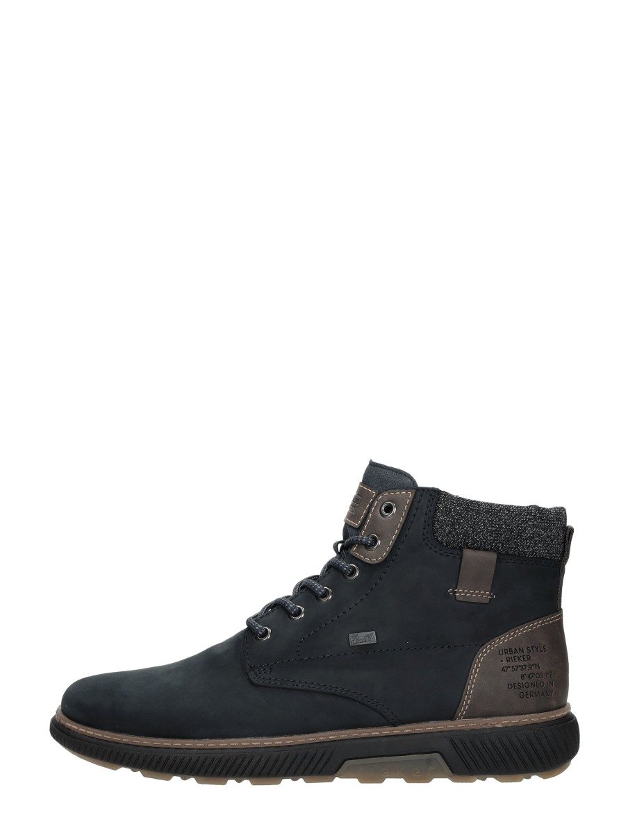 Rieker - Veterschoenen Hoog – blauw