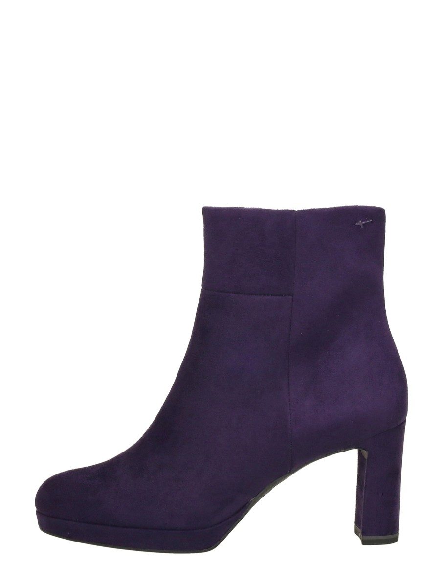 Tamaris - Enkellaarsjes Hak – fuchsia