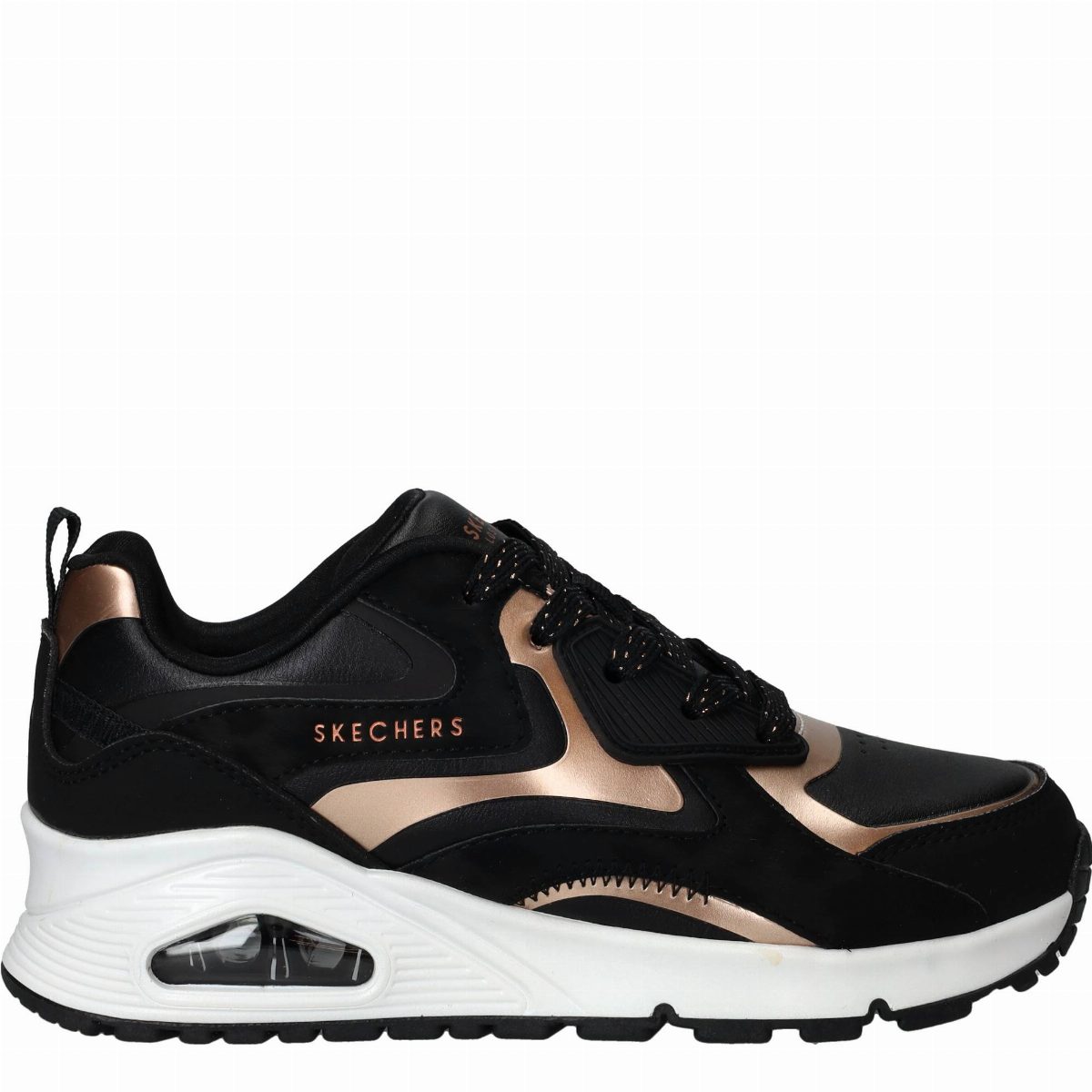 Skechers Uno Gen1 Color Surge Sneakers Meisjes Zwart