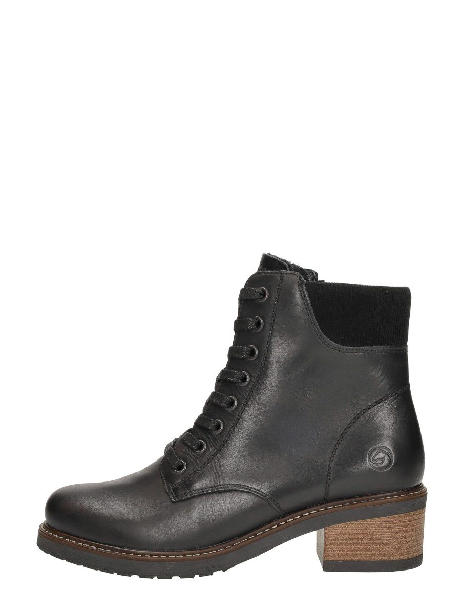 Remonte - Veterschoenen Hak – zwart