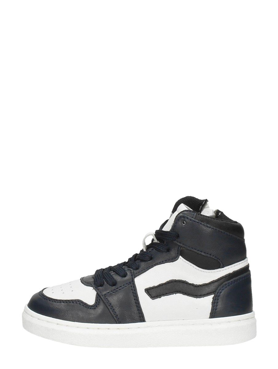Keq - Jongens Veterschoenen – blauw
