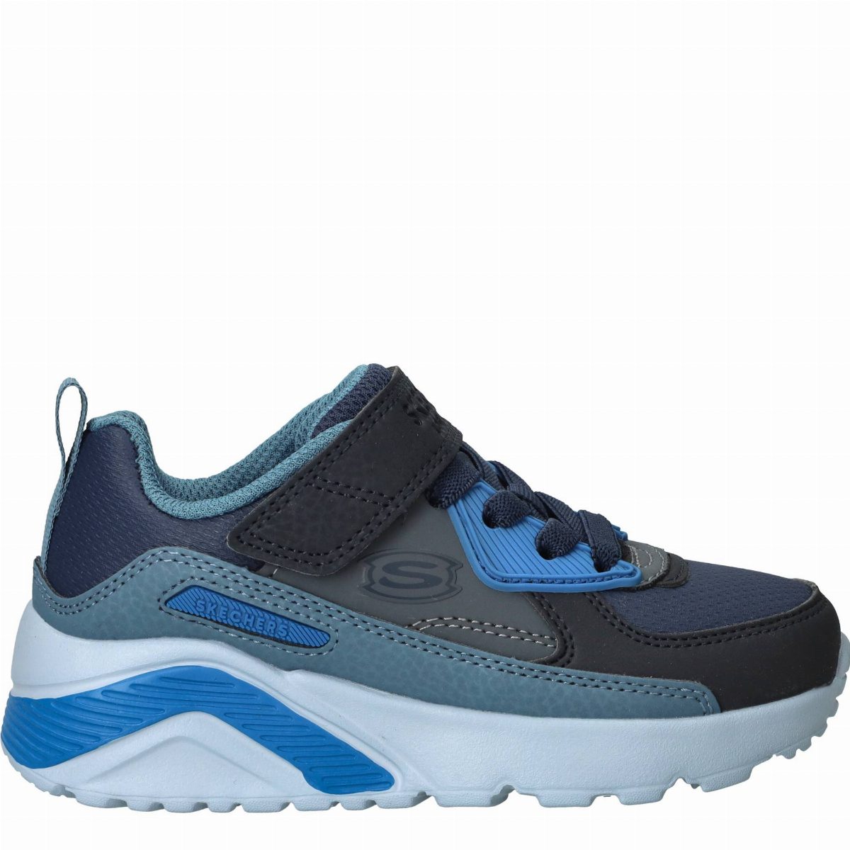 Skechers Uno Lite Revival Edge Sneakers Jongens Blauw