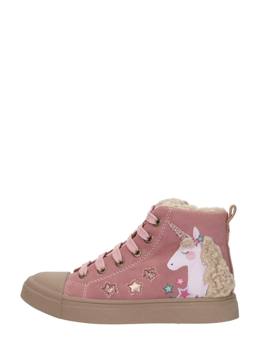 Shoesme - Veterschoen Hoog – roze
