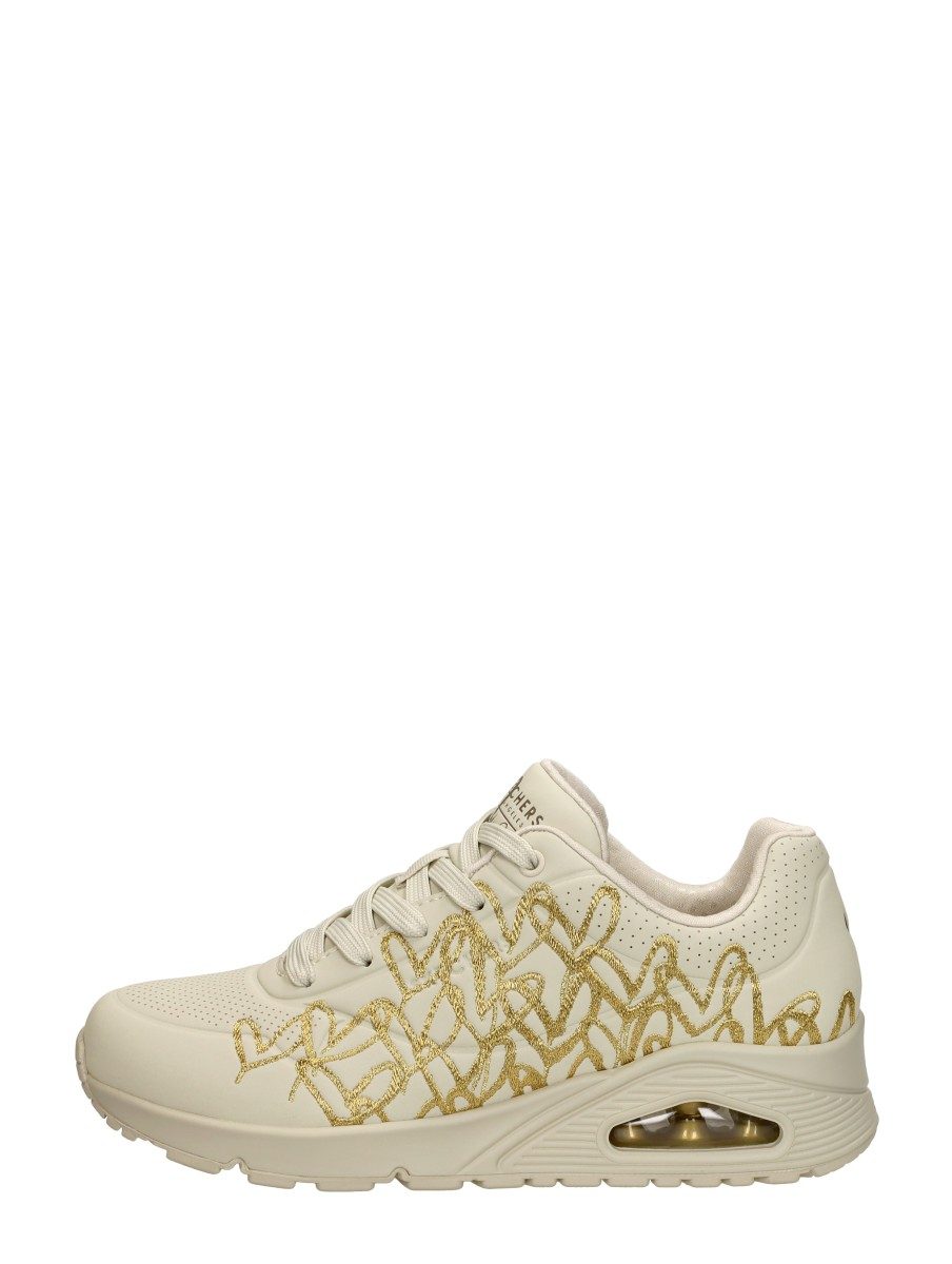 Skechers - Uno-golden Heart – gebroken wit
