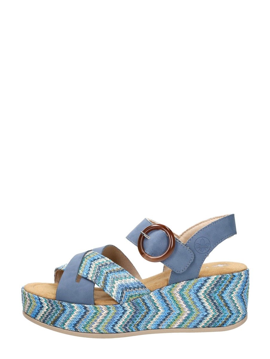 Rieker - Sandalen Hak – blauw