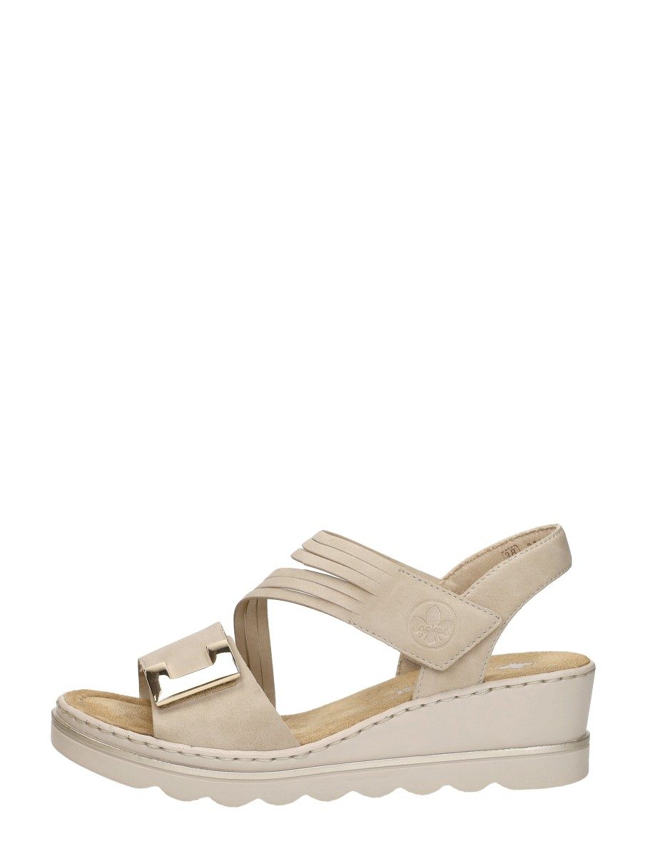 Rieker - Sandalen Plat – beige