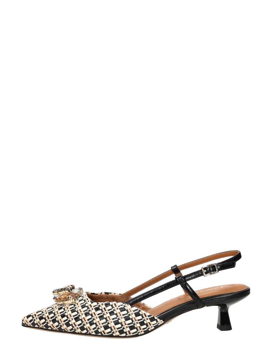 Tamaris - Slingbacks – zwart