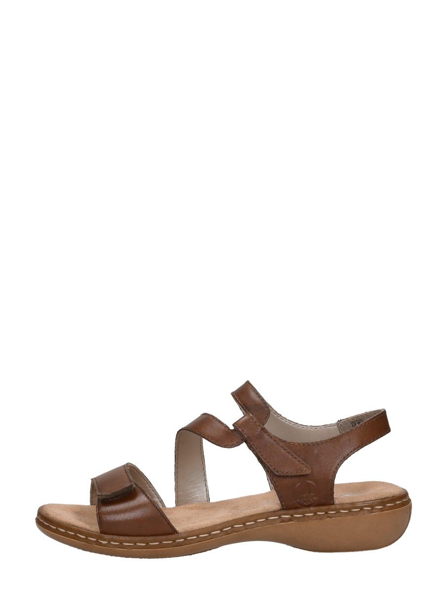 Rieker - Dames Sandalen – cognac