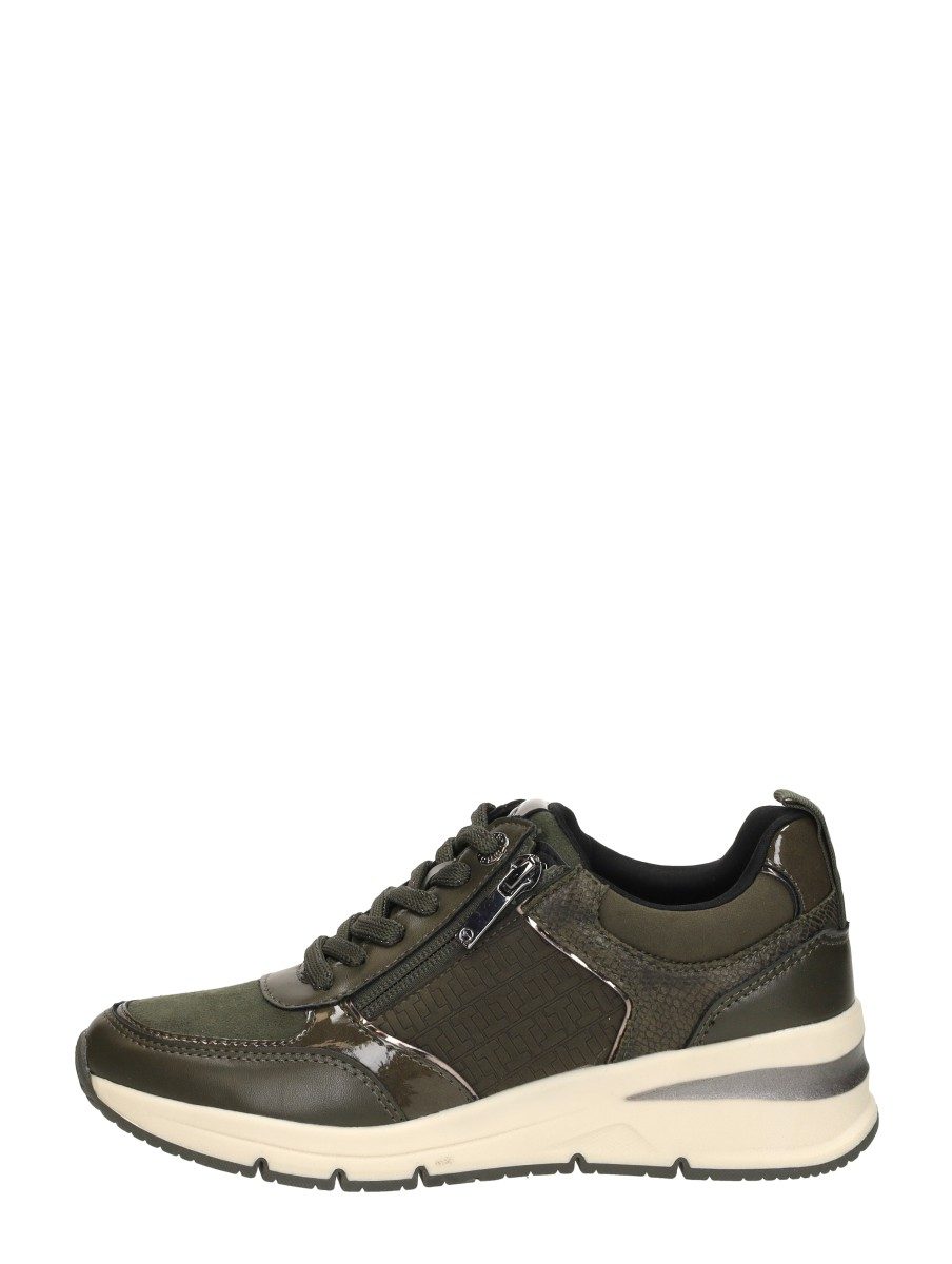 Tamaris - Sneakers Laag – groen