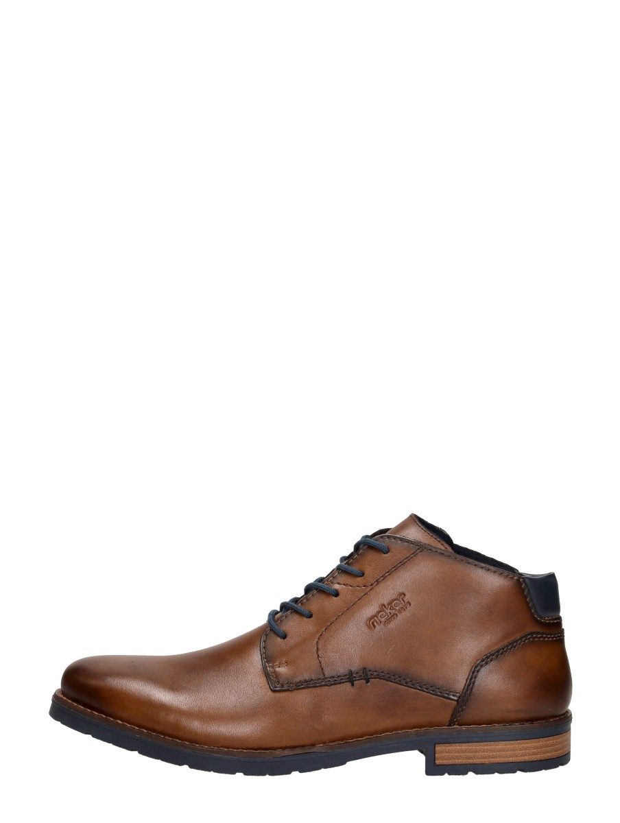 Rieker - Veterschoenen Hoog – cognac – foto 1 van 4
