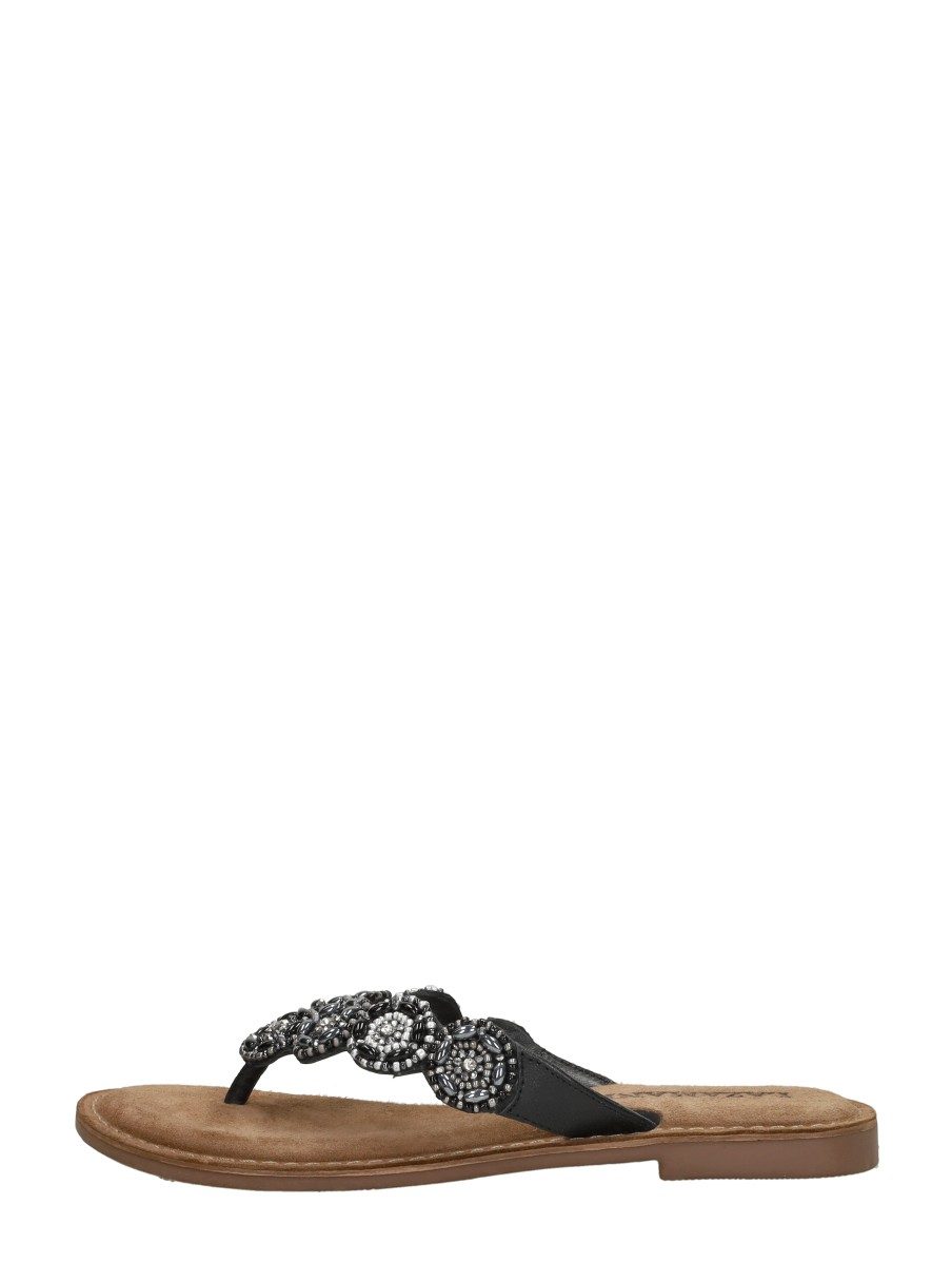Lazamani - Teenslippers – zwart