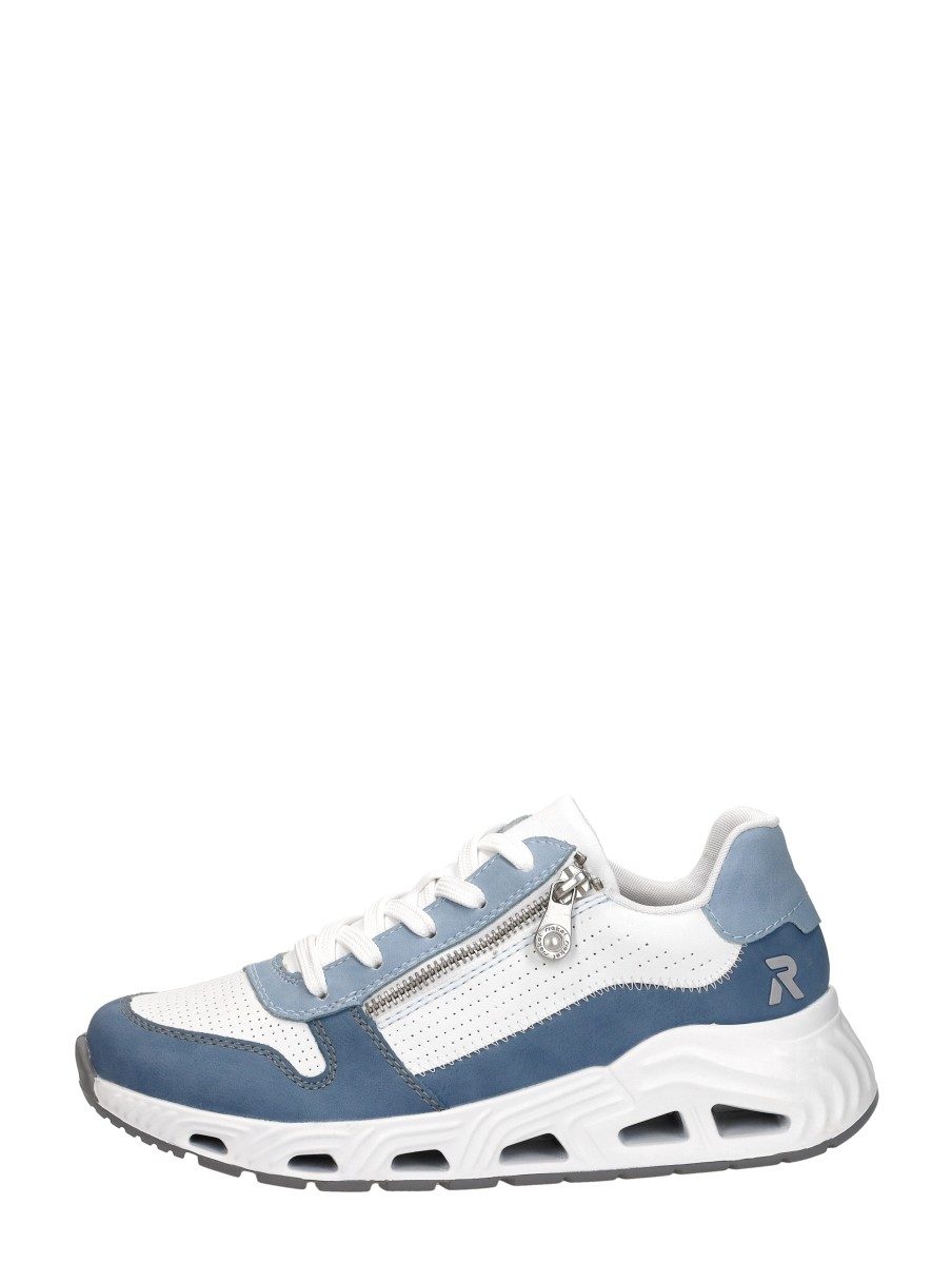 Rieker - Sneakers Laag – licht blauw
