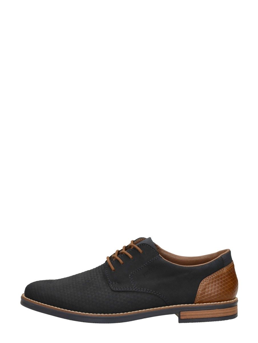 Rieker - Veterschoenen Laag – blauw
