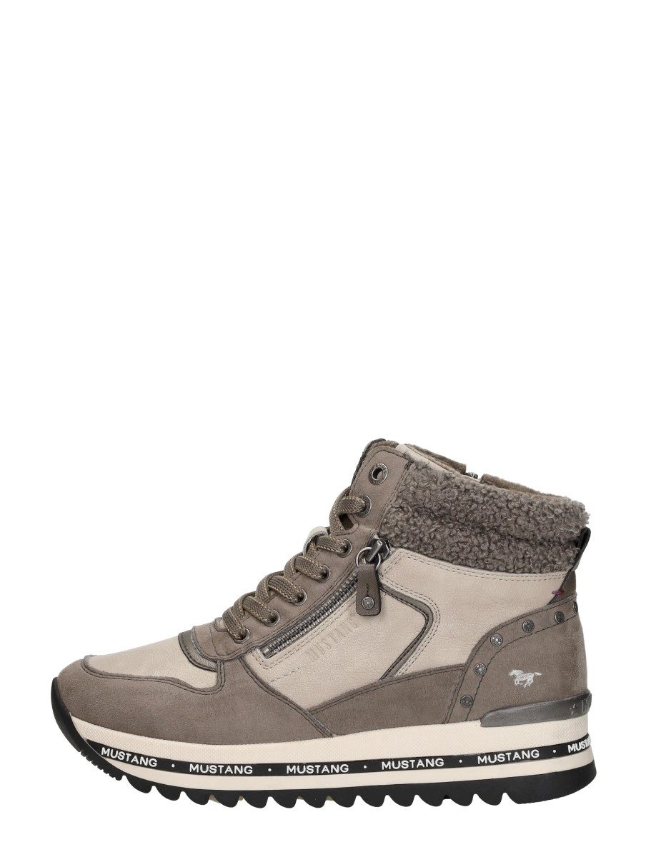 Mustang - Sneakers Hoog – taupe