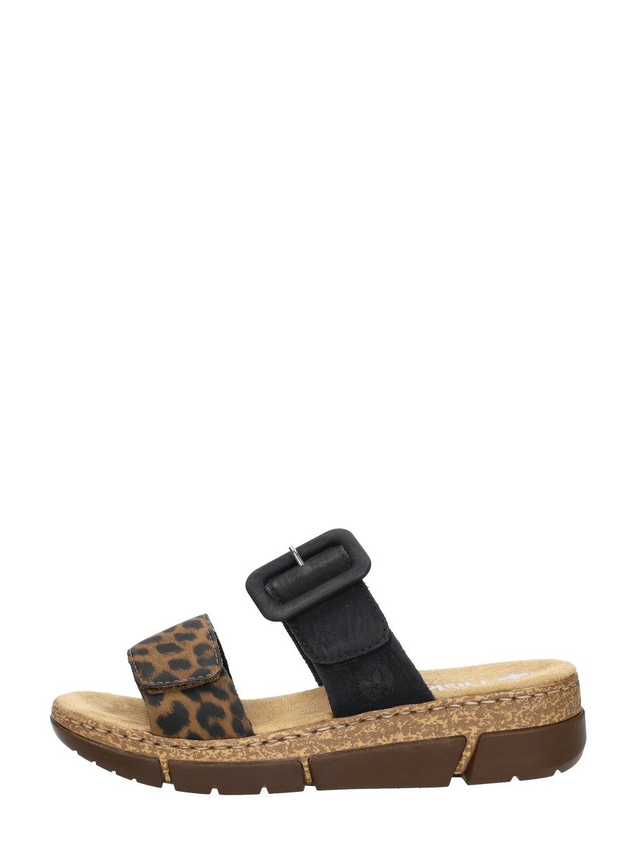Rieker - Open Teen – zwart