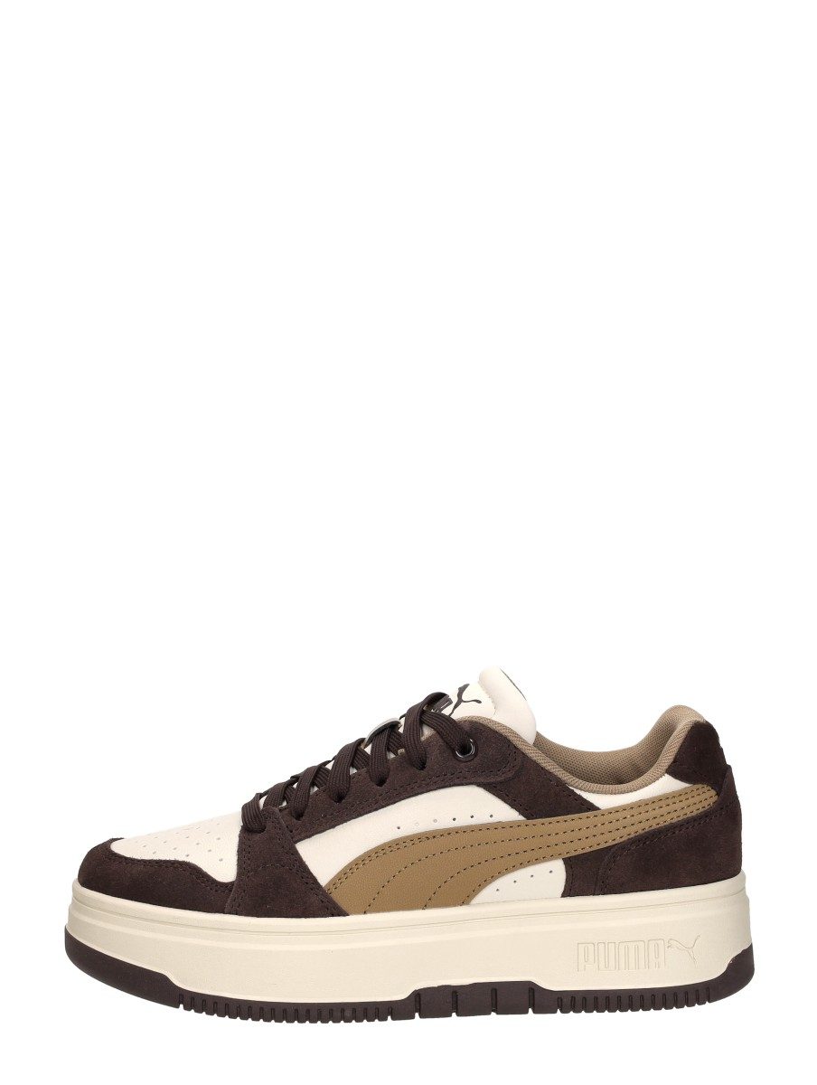Puma - Rebound Femme Low Sd – donkerbruin