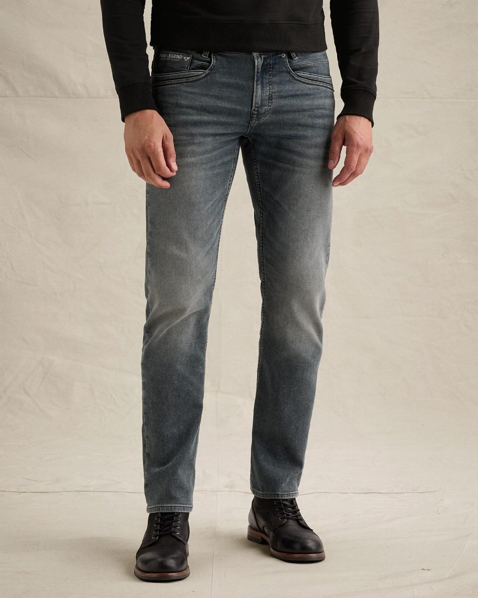 Skyrak regular fit jeans – green stone denim