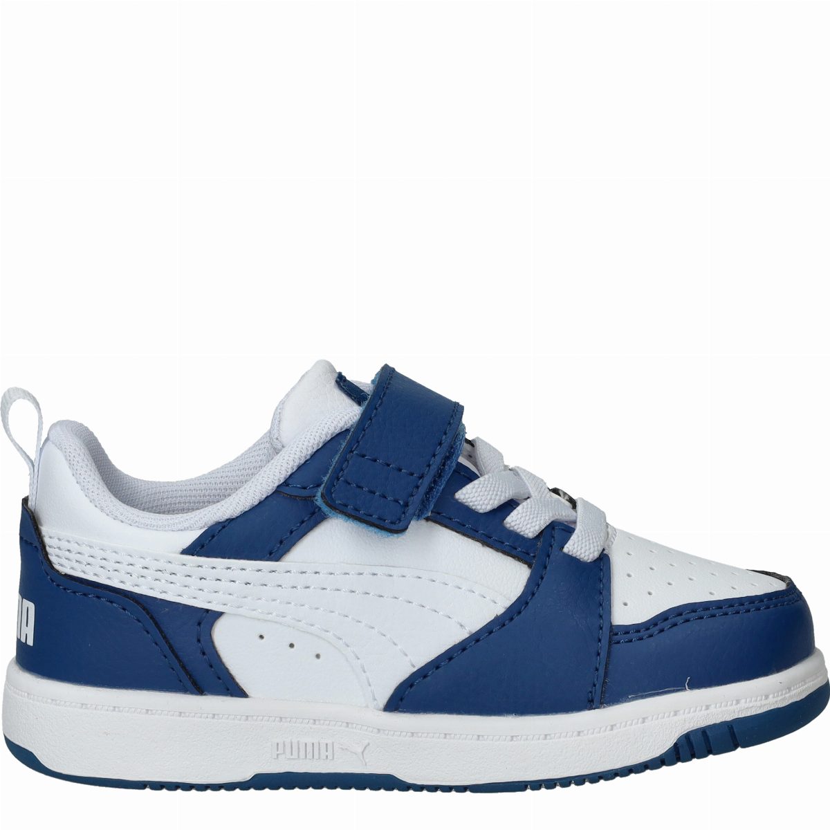 Puma Rebound V6 Low Sneakers Jongens Blauw