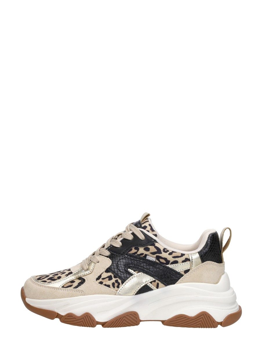 Sub55 - Sneakers Laag – beige