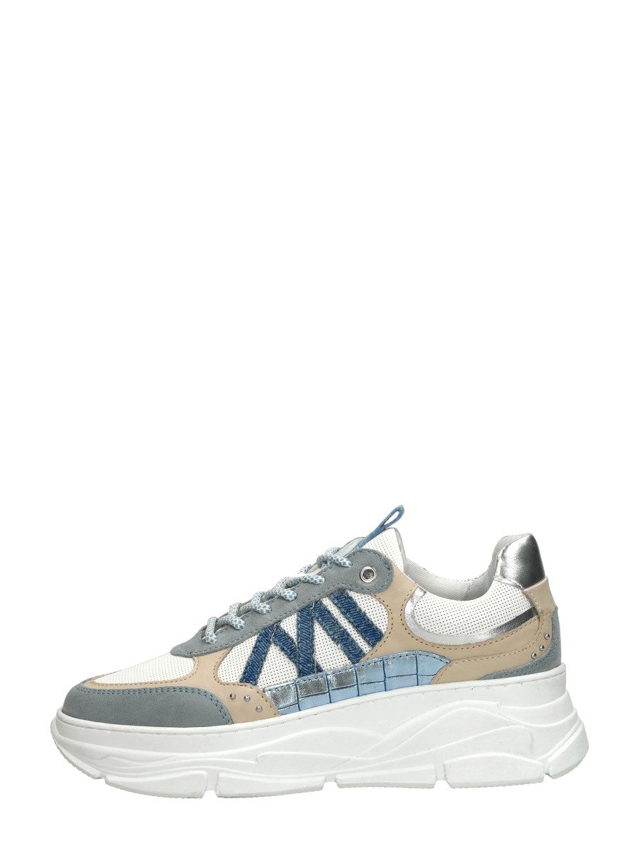 Sub55 - Veterschoenen Laag – licht blauw