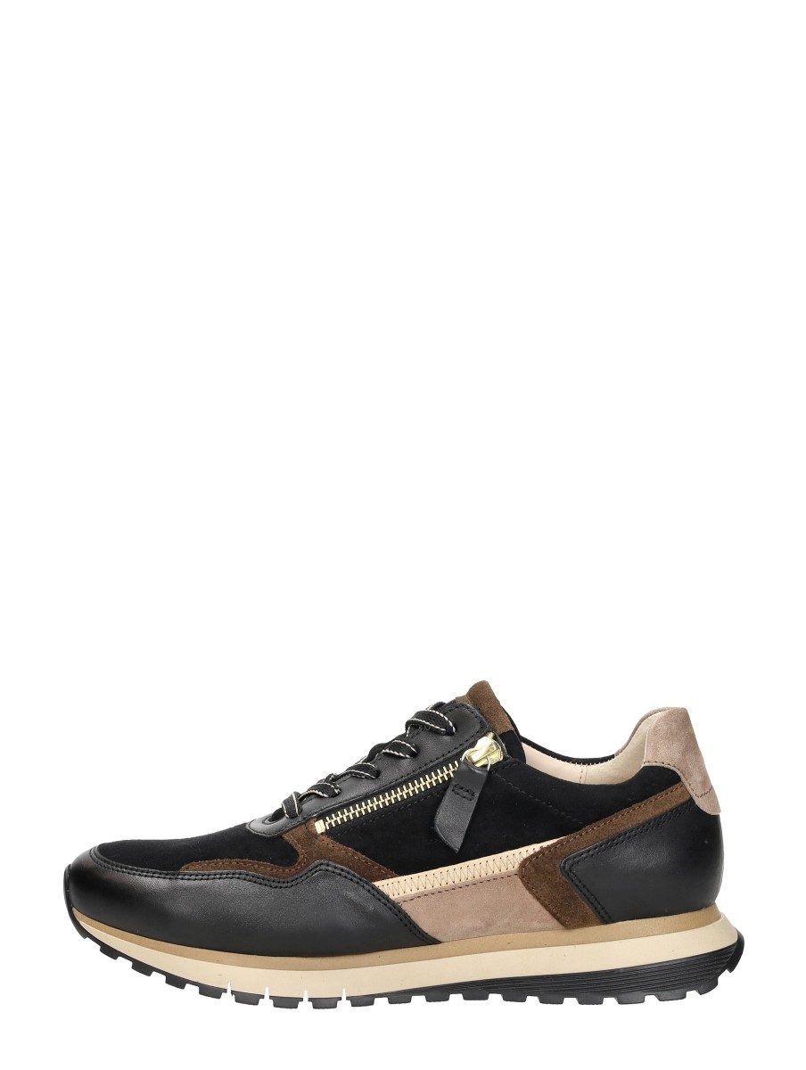 Gabor - Veterschoenen Laag – zwart