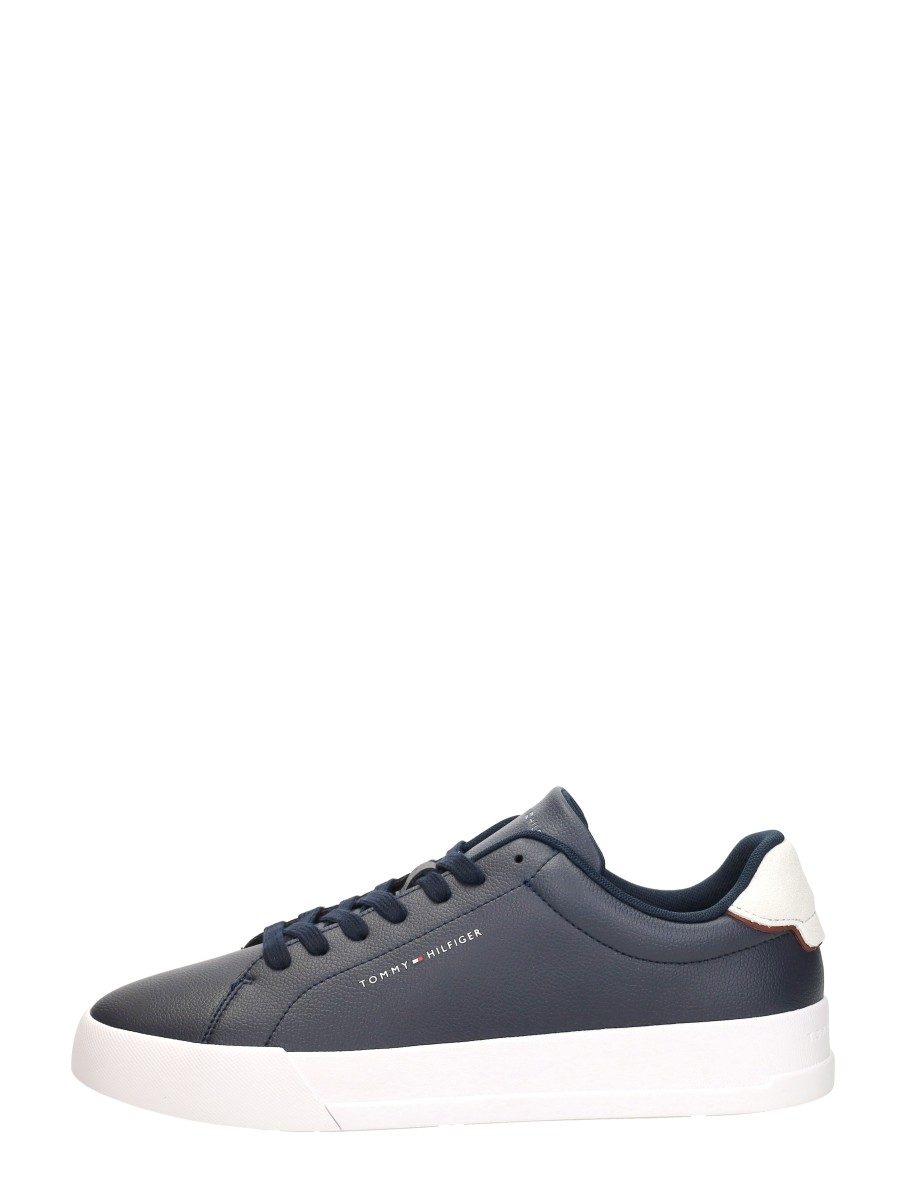 Tommy Hilfiger - Th Court Lth Detail Ess – blauw