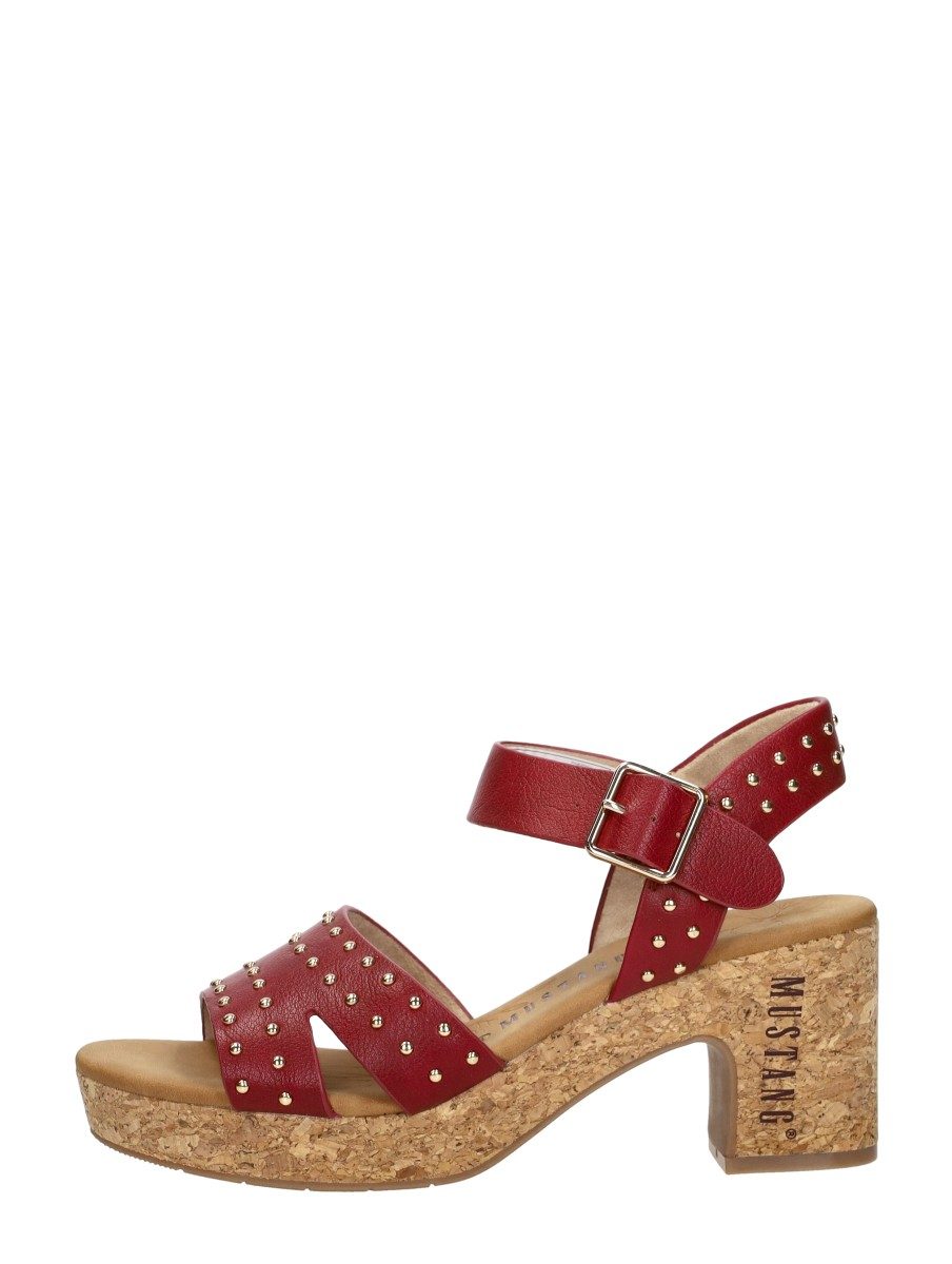 Mustang - Sandalen Hak – bordeaux