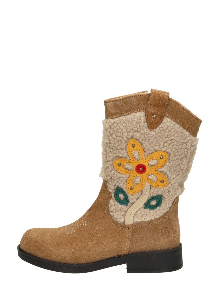 Shoesme - Enkellaarsjes – beige